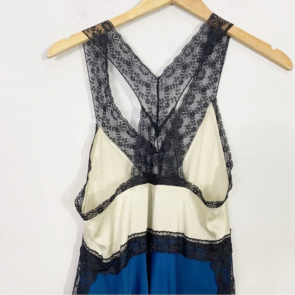 FREE PEOPLE Tri Me Midi Slip Dress